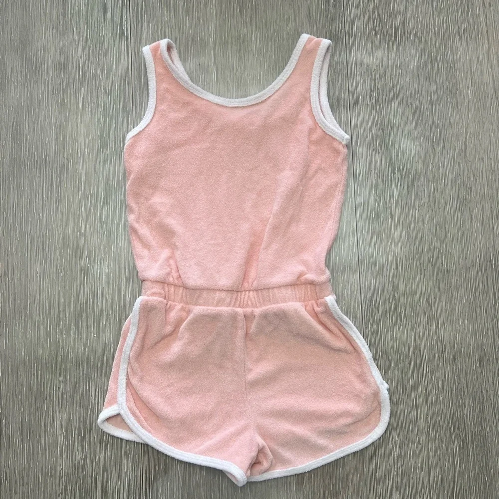 Cat & jack romper, kids, furry, one piece suit, size small - Picture 2 of 4